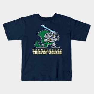 Thunderclap Thievin' Wolves Kids T-Shirt